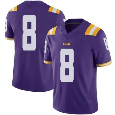 Hot] Buy New Malik Nabers Jersey #8 Let's Geaux Patch White